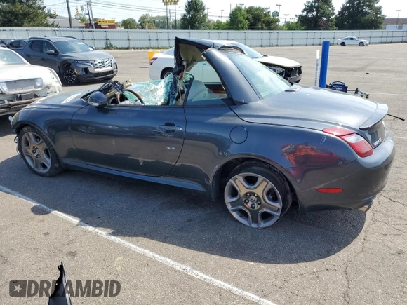 2006 Lexus SC 430 with VIN JTHFN48Y169001884, listed as a Copart auction lot 69249434 with 186,520 mi miles and Salvage Title. Bid and sale history available at DreamBid. Image 2.