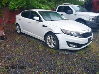2011 Kia Optima EX with VIN KNAGN4A65B5143331, listed as a IAAI auction lot 28176669 with 162,919 mi miles and . Bid and sale history available at carsss.com. Image 1.