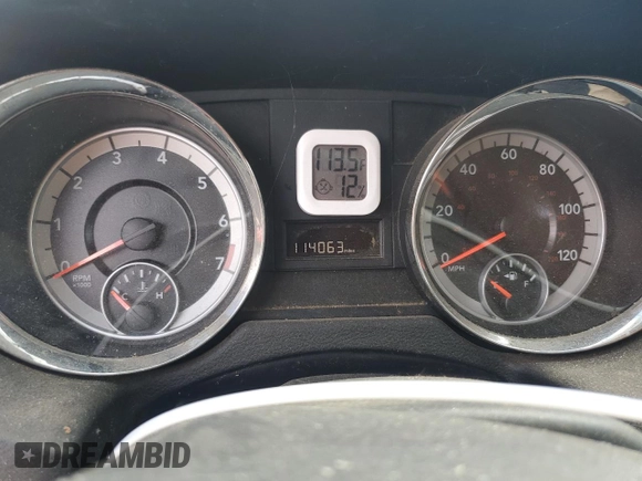 2013 Dodge Grand Caravan SE with VIN 2C4RDGBG3DR693415, listed as a Copart auction lot 54848235 with 114,063 mi miles and Salvage Title. Bid and sale history available at DreamBid. Image 9.