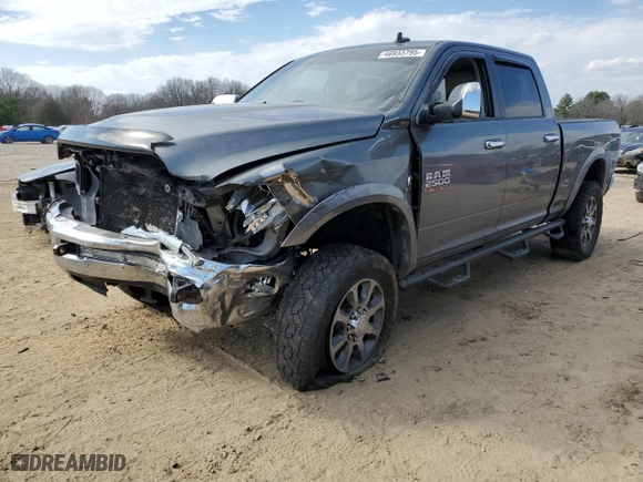 2013 Ram 2500 Laramie with VIN 3C6UR5FL5DG599976, listed as a Copart auction lot 46933795 with 182,660 mi miles and Salvage Title. Bid and sale history available at carsss.com. Image 1.