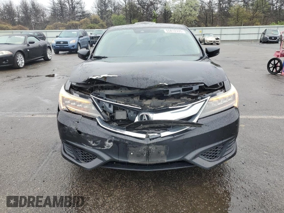 2018 Acura ILX Premium with VIN 19UDE2F76JA003162, listed as a Copart auction lot 55812335 with 60,266 mi miles and Salvage title. Bid and sale history available at DreamBid. Image 5.