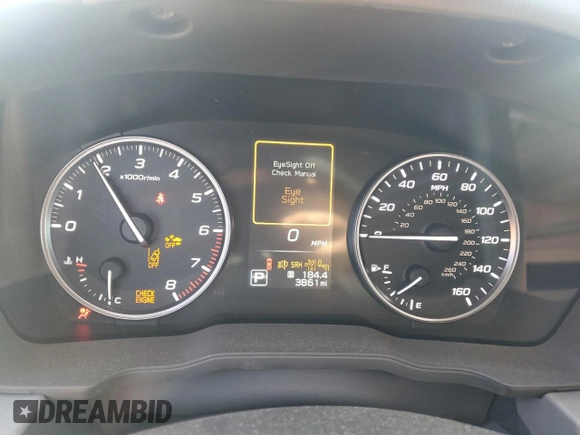 2025 Subaru Crosstrek Premium с VIN JF2GUHDC7SH203799, выставлен на аукционе Copart как лот 50801265 с пробегом 3 861 миль миль и Списание • Salvage title. История ставок и продаж доступна на DreamBid. Изображение 9.