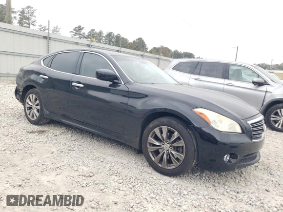 2012 Infiniti M37 with VIN JN1BY1AR7CM390910, listed as a Copart auction lot 78622824 with 153,570 mi miles and Salvage Title. Bid and sale history available at carsss.com. Image 4.