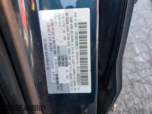 2006 Mazda 5 Sport with VIN JM1CR293460110134, listed as a Copart auction lot 45210405 with 134,529 mi miles and Clean Title. Bid and sale history available at DreamBid. Image 13.