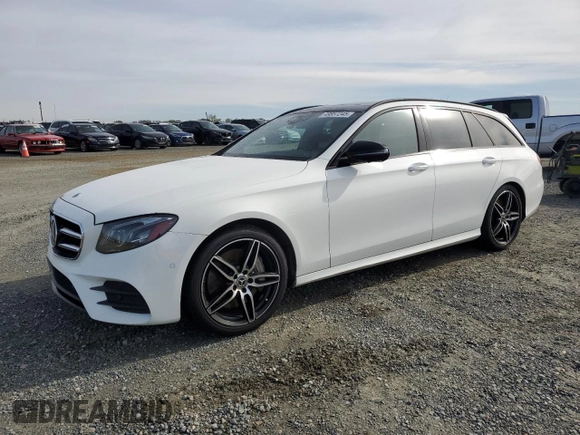 2019 Mercedes-Benz E 450 with VIN WDDZH6JB6KA671808, listed as a Copart auction lot 49857245 with 99,709 mi miles and Salvage Title. Bid and sale history available at DreamBid. Image 1.