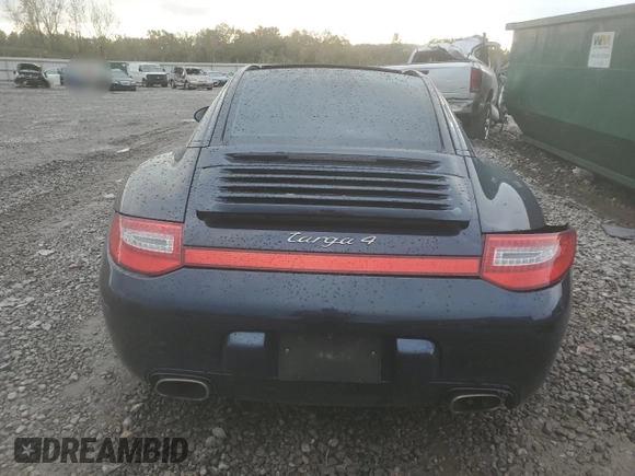 2010 Porsche 911 4 with VIN WP0BA2A98AS728069, listed as a Copart auction lot 79229464 with 0 mi miles and Salvage Title. Bid and sale history available at carsss.com. Image 6.