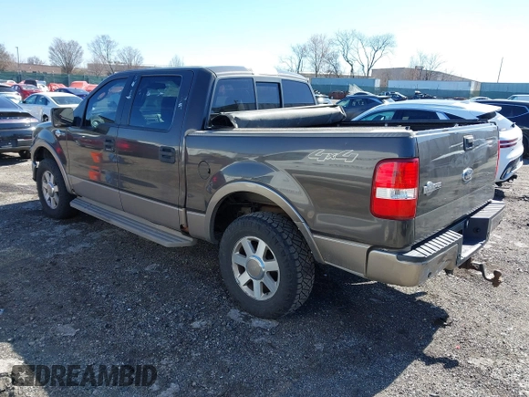 2005 Ford F-150 XLT with VIN 1FTPW14525KE37907, listed as a IAAI auction lot 41898408 with 191,167 mi miles. Bid and sale history available at carsss.com. Image 3.