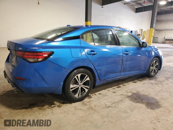 2021 Nissan Sentra SV z VIN 3N1AB8CV5MY232368, wystawiony jako Copart lot #53652085 z przebiegiem 75 849 mil mil oraz Czysty tytuł • Clean title. Historia ofert i sprzedaży dostępna na DreamBid. Obrazek 3.