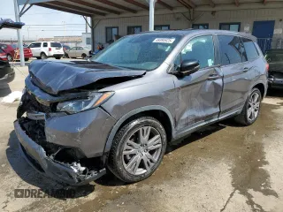 2021 Honda Passport EX-L with VIN 5FNYF7H58MB004010, listed as a Copart auction lot 49395925 with 45,864 mi miles and Salvage Title. Bid and sale history available at DreamBid. Image 1.
