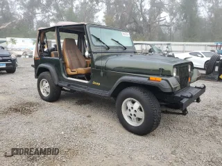 1995 Jeep Wrangler S with VIN 1J4FY19P4SP224403, listed as a Copart auction lot 85573324 with 0 mi miles and Salvage Title. Bid and sale history available at carsss.com. Image 4.