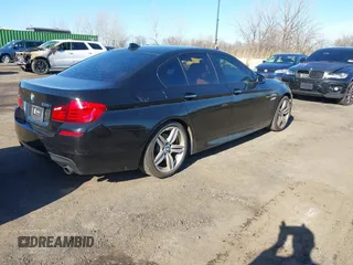 2013 BMW 5 Series 535i with VIN WBAFR7C58DC828041, listed as a IAAI auction lot 41825355 with 81,284 mi miles and . Bid and sale history available at DreamBid. Image 4.