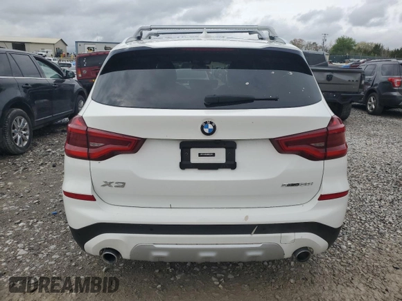 2020 BMW X3 sDrive30i with VIN 5UXTY3C06L9D47384, listed as a Copart auction lot 50873265 with 64,281 mi miles and Salvage Title. Bid and sale history available at carsss.com. Image 6.