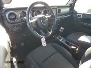 2020 Jeep Wrangler Willys with VIN 1C4GJXAG8LW285550, listed as a Copart auction lot 41337045 with 24,388 mi miles and Salvage title. Bid and sale history available at DreamBid. Image 8.