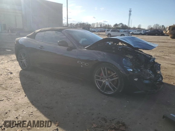2015 Maserati GranTurismo Sport with VIN ZAM45VMA5F0129195, listed as a Copart auction lot 86961794 with 43,851 mi miles and Salvage title. Bid and sale history available at DreamBid. Image 4.