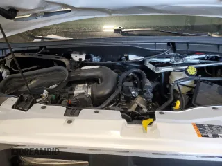 2024 Ford Transit Cargo with VIN 1FTBR1Y88RKB38322, listed as a Copart auction lot 45318395 with 1,168 mi miles and Salvage Title. Bid and sale history available at DreamBid. Image 12.