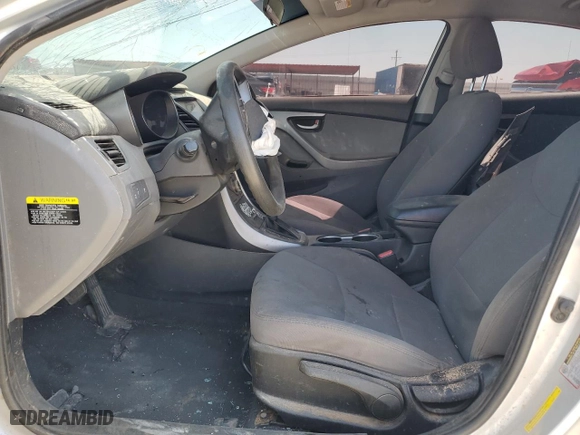 2016 Hyundai Elantra SE with VIN 5NPDH4AE3GH753434, listed as a Copart auction lot 52966295 with 0 mi miles and Salvage Title. Bid and sale history available at carsss.com. Image 7.