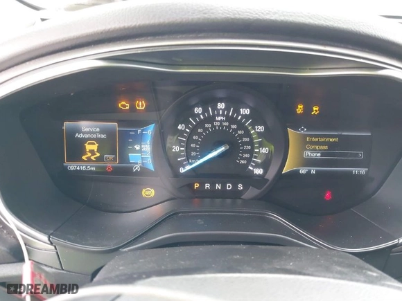 2019 Ford Fusion SE with VIN 3FA6P0HD7KR183712, listed as a IAAI auction lot 41543440 with 97,416 mi miles. Bid and sale history available at carsss.com. Image 7.