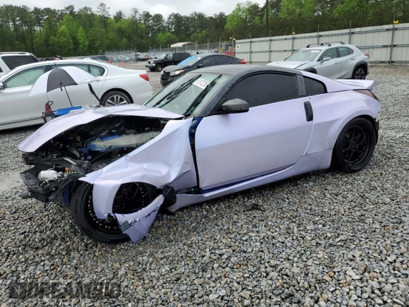 2003 Nissan 350Z Touring with VIN JN1AZ34EX3T015693, listed as a Copart auction lot 51972265 with 0 mi miles and Salvage Title. Bid and sale history available at carsss.com. Image 1.