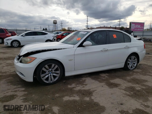 2006 BMW 3 Series 325i with VIN WBAVB13566PT03083, listed as a Copart auction lot 51169855 with Not Provided miles and Non Repairable. Bid and sale history available at DreamBid. Image 1.