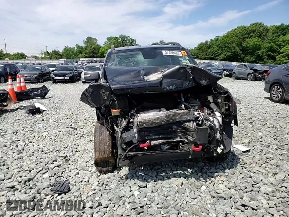 2018 Jeep Renegade Trailhawk with VIN ZACCJBCB0JPH15701, listed as a Copart auction lot 57450485 with Not provided miles and Salvage title. Bid and sale history available at DreamBid. Image 14.