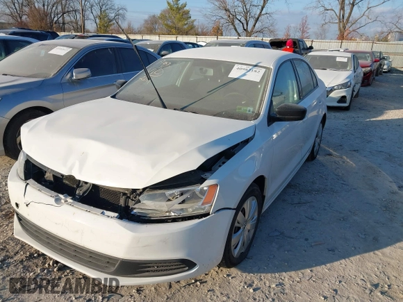 2011 Volkswagen Jetta Sedan S with VIN 3VW2K7AJ8BM357328, listed as a IAAI auction lot 40982182 with 125,031 mi miles. Bid and sale history available at carsss.com. Image 2.