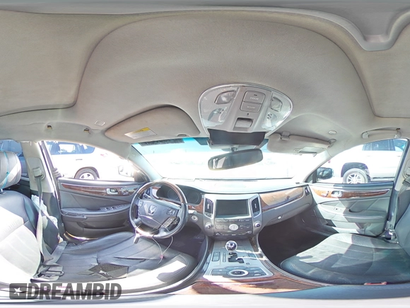 2013 Hyundai Equus Signature with VIN KMHGH4JH4DU058836, listed as a Copart auction lot 51837815 with 112,093 mi miles and Salvage Title. Bid and sale history available at DreamBid. Image 13.