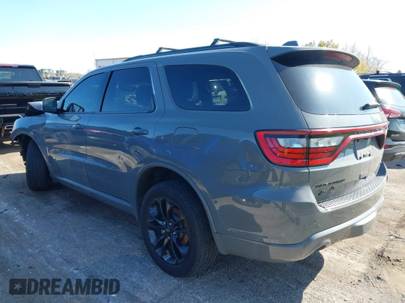 2021 Dodge Durango GT Plus with VIN 1C4RDJDG2MC522108, listed as a IAAI auction lot 40628353 with 44,793 mi miles. Bid and sale history available at carsss.com. Image 3.