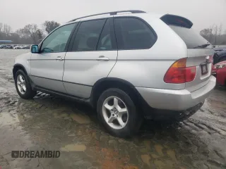 2002 BMW X5 3.0i with VIN 5UXFA53542LP29033, listed as a Copart auction lot 84638854 with 123,542 mi miles and Clean Title. Bid and sale history available at carsss.com. Image 2.