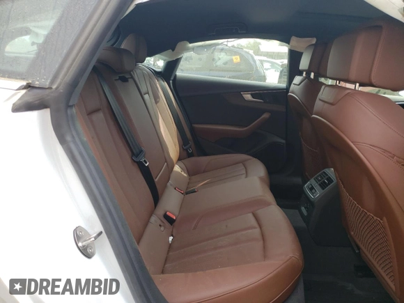 2018 Audi A5 Sportback Premium Plus with VIN WAUENCF57JA134721, listed as a Copart auction lot 43304073 with 0 mi miles. Bid and sale history available at carsss.com. Image 10.