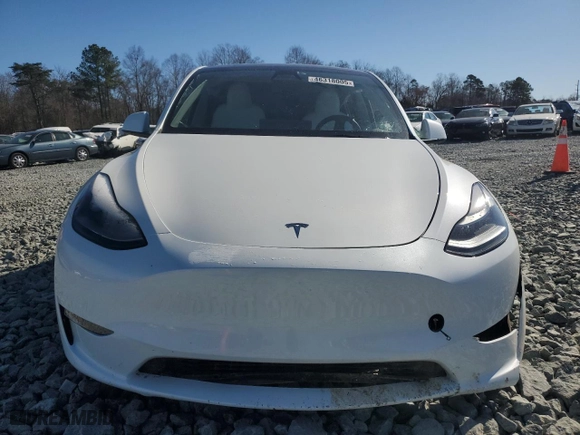2023 Tesla Model Y Performance with VIN 7SAYGDEF2PF911013, listed as a Copart auction lot 46318005 with 20,119 mi miles and Salvage Title. Bid and sale history available at carsss.com. Image 5.
