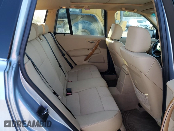 2006 BMW X3 3.0i with VIN WBXPA93426WD29261, listed as a Copart auction lot 55675195 with 116,839 mi miles and Clean Title. Bid and sale history available at DreamBid. Image 11.