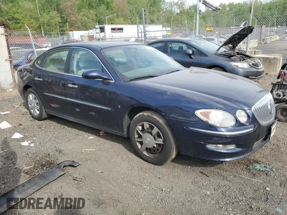 2008 Buick LaCrosse CX with VIN 2G4WC582181139506, listed as a Copart auction lot 53619135 with 179,573 mi miles and Salvage Title. Bid and sale history available at carsss.com. Image 4.
