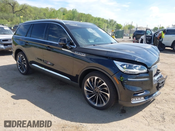 2020 Lincoln Aviator Reserve with VIN 5LM5J7XC7LGL37068, listed as a IAAI auction lot 42242173 with 40,714 mi miles and . Bid and sale history available at DreamBid. Image 1.