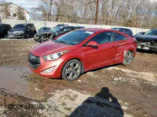 2014 Hyundai Elantra Coupe with VIN KMHDH6AH0EU028717, listed as a Copart auction lot 86697714 with 33,157 mi miles and Salvage Title. Bid and sale history available at carsss.com. Image 1.