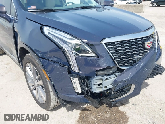 2024 Cadillac XT5 FWD Premium Luxury with VIN 1GYKNCR41RZ738779, listed as a IAAI auction lot 42266837 with 3,166 mi miles and . Bid and sale history available at DreamBid. Image 18.