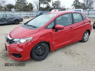 2019 Honda Fit LX with VIN 3HGGK5H45KM732347, listed as a Copart auction lot 49283045 with 0 mi miles and Salvage Title. Bid and sale history available at carsss.com. Image 1.