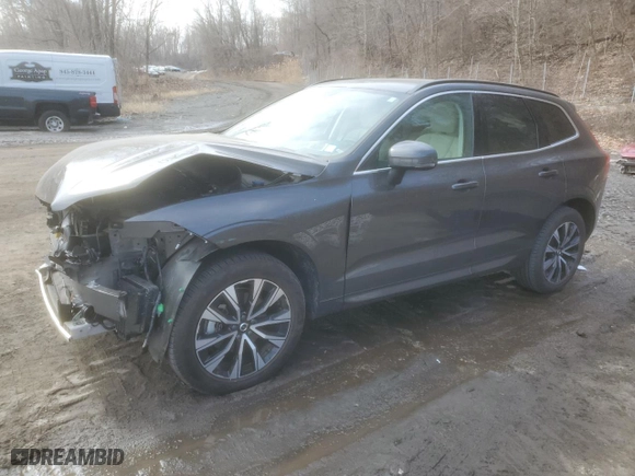 2023 Volvo XC60 Core with VIN YV4L12RV5P1369300, listed as a Copart auction lot 47309235 with 8,333 mi miles and Salvage Title. Bid and sale history available at carsss.com. Image 1.