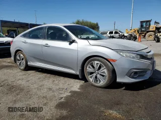 2017 Honda Civic Sedan EX-L with VIN 2HGFC1F7XHH644352, listed as a Copart auction lot 67604814 with 56,972 mi miles and Salvage Title. Bid and sale history available at carsss.com. Image 4.