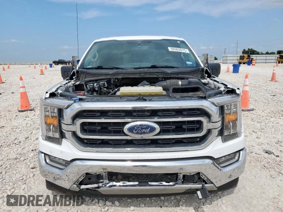 2021 Ford F-150 XL with VIN 1FTEW1C53MKD32347, listed as a Copart auction lot 59363075 with 111,827 mi miles and Salvage title. Bid and sale history available at DreamBid. Image 5.