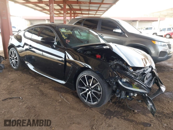 2023 Toyota GR86 with VIN JF1ZNBC1XP8751486, listed as a IAAI auction lot 41692791 with 12,460 mi miles. Bid and sale history available at carsss.com. Image 1.
