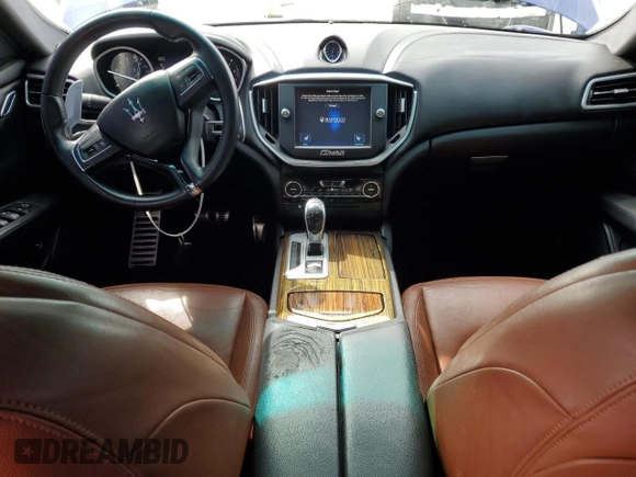 2015 Maserati Ghibli with VIN ZAM57XSA6F1146160, listed as a Copart auction lot 44799404 with 72,896 mi miles. Bid and sale history available at carsss.com. Image 8.