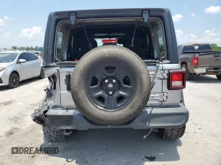 2021 Jeep Wrangler Unlimited Sport with VIN 1C4HJXDG7MW521106, listed as a Copart auction lot 62230955 with 52,358 mi miles and Salvage title. Bid and sale history available at DreamBid. Image 6.