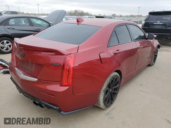 2016 Cadillac ATS-V with VIN 1G6AN5SY7G0121076, listed as a Copart auction lot 42949995 with Not Provided miles and Salvage Title. Bid and sale history available at carsss.com. Image 3.