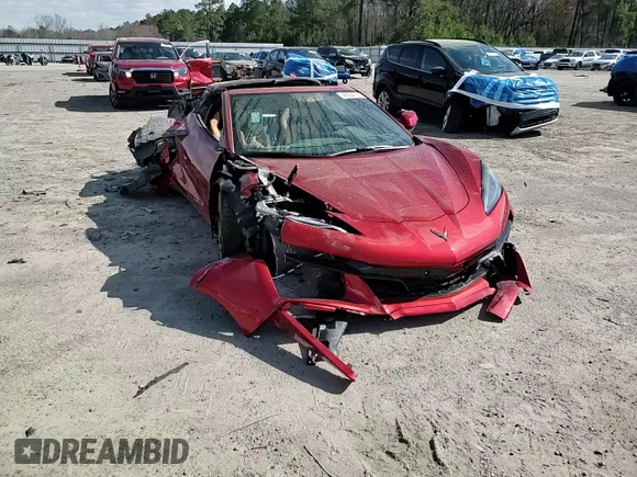 2025 Chevrolet Corvette 2LZ with VIN 1G1YE2D39S5602821, listed as a Copart auction lot 48304135 with 0 mi miles and Salvage Title. Bid and sale history available at carsss.com. Image 11.