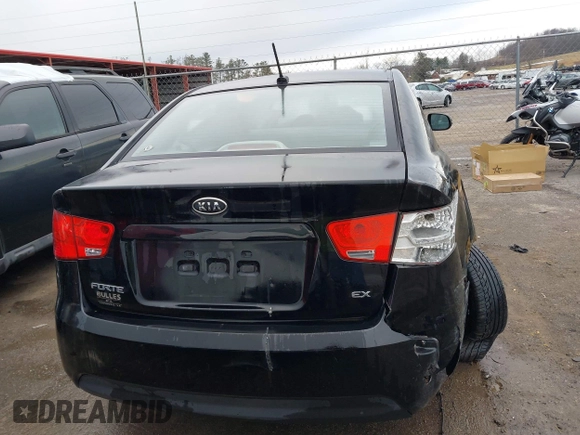 2012 Kia Forte EX with VIN KNAFU4A20C5603766, listed as a IAAI auction lot 41655214 with 127,402 mi miles. Bid and sale history available at carsss.com. Image 16.