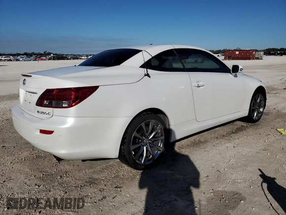 2013 Lexus IS 250 C z VIN JTHFF2C24D2527923, wystawiony jako Copart lot #82356464 z przebiegiem 55 593 mil mil oraz Szkoda całkowita • Salvage title. Historia ofert i sprzedaży dostępna na DreamBid. Obrazek 3.