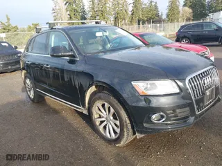 2015 Audi Q5 Premium with VIN WA1CFAFPXFA113229, listed as a IAAI auction lot 41805623 with 111,455 mi miles. Bid and sale history available at carsss.com. Image 1.