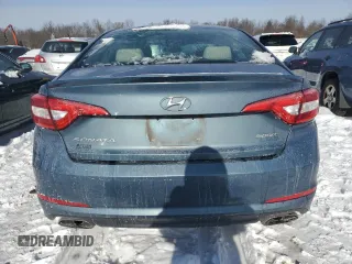 2017 Hyundai Sonata Sport with VIN 5NPE34AF0HH439270, listed as a Copart auction lot 89333675 with 194,457 mi miles and Salvage Title. Bid and sale history available at DreamBid. Image 6.