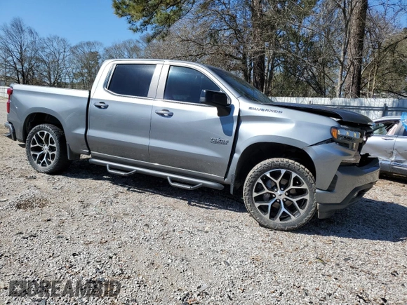 2020 Chevrolet Silverado 1500 RST with VIN 3GCPWDED2LG392351, listed as a Copart auction lot 46181515 with 57,853 mi miles and Salvage Title. Bid and sale history available at DreamBid. Image 4.