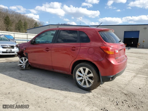 2014 Mitsubishi Outlander Sport ES with VIN 4A4AP3AU0EE033098, listed as a Copart auction lot 50975175 with 134,799 mi miles and Salvage Title. Bid and sale history available at carsss.com. Image 2.